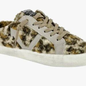 Vintage Havana Leopard Print Women's Sneakers